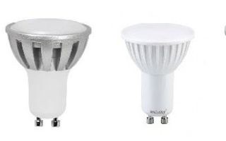 Sokl Gu10: design, størrelse, applikasjon