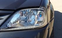 Byttet til lamper i dimensjoner for Renault: første, andre generasjon og restyling