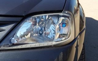 Byttet til lamper i dimensjoner for Renault: første, andre generasjon og restyling