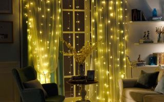 Velo LED: ghirlande catturate sul veggente