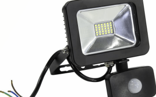 Hvordan koble sensoren for bevegelse av LED-spotlight: skjema og innstillinger