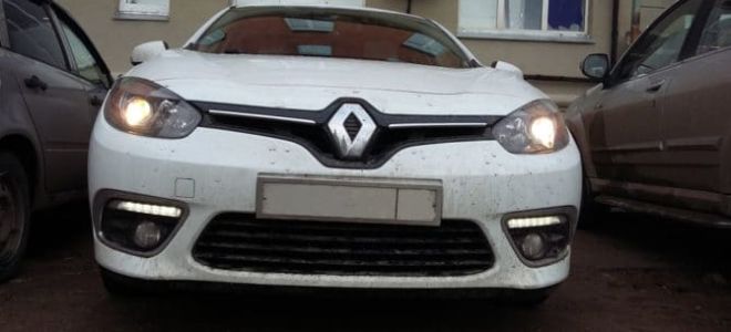 灯管雷诺 Fluence 的变化：说明