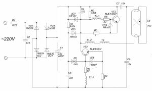 Proteggi "Dirigiti" da una lampada ad alta densità di energia: diagramma