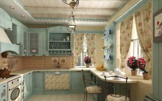 普罗旺斯风格的 Polilei：卧室和大厅的茶馆和泛光灯（带遥控器的 LED）