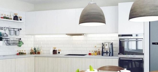 厨房的 Tavanni lampi：按类型和位置选择