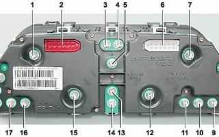 VAZ 2110 阀板上的灯：如何更换，如何烧坏
