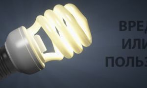 È dannoso risparmiare lampade energetiche per una buona salute?