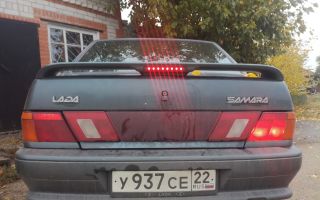 后灯线 VAZ 2115：灯在哪里，图表在链接上