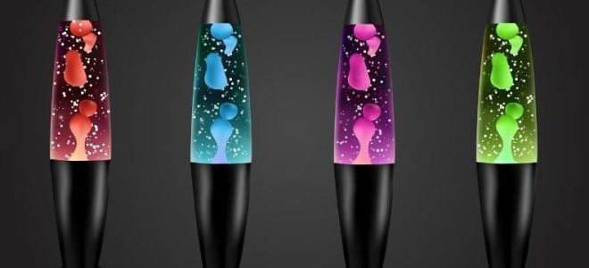 Scegliere una lampada lava: olio, paraffina + dirigerla da soli