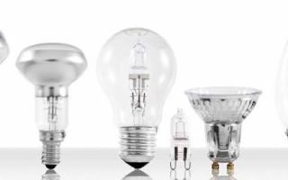 Lampade alogene: potenza, ventre e flusso luminoso