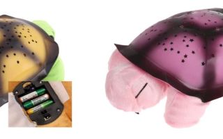 夜 kostenurka 星空 - 带音乐的投影仪