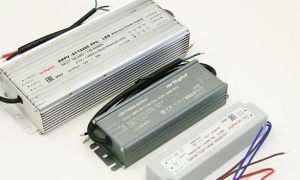 Utvalg på oppbevaringen bak LED-stripen: visning, beregning, diagrammer på lenken