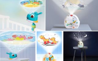 Bebeshki night lampi manichka love: cellulare, musica, con proiettore