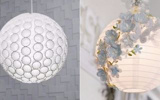 Chúng tôi cai trị chụp đèn bằng si rjtse của riêng mình: đằng sau đèn lò sưởi và đèn bàn