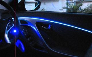 LED-tape for tuning til en bil: hvordan montere den og hvordan