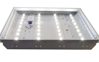 LED lampe med LED stripe