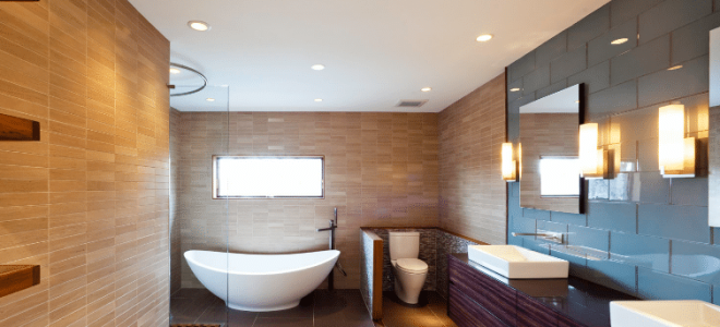 浴室灯的选择：圆点、LED、渐变