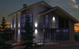 私人住宅的立面照明：装饰性、建筑性