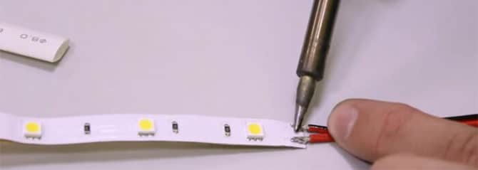 LED, errori di saldatura