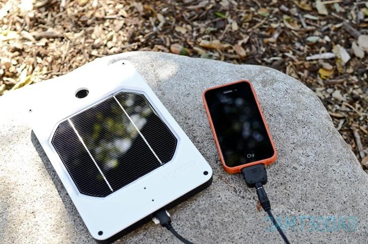 Portare il pannello solare