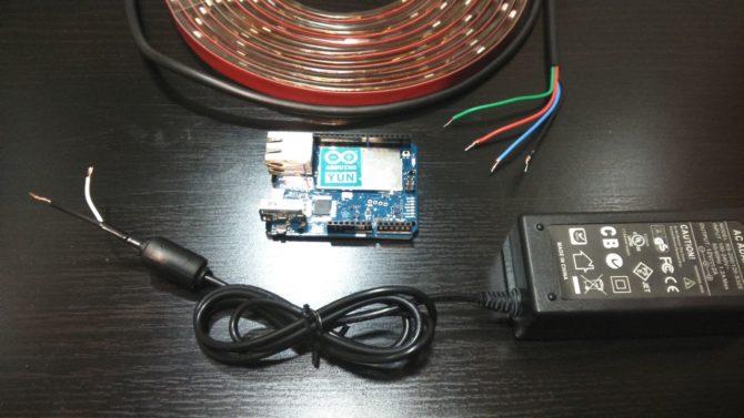 Plugg, Arduino, LED