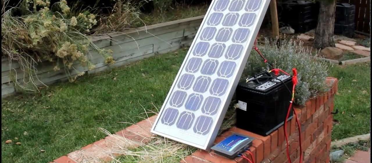 Batteria. batteria solare