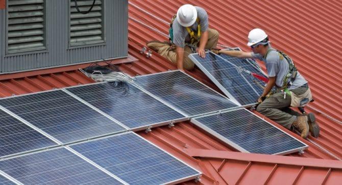 pannello solare, installazione