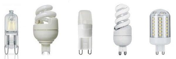 Lampi con attacco G9