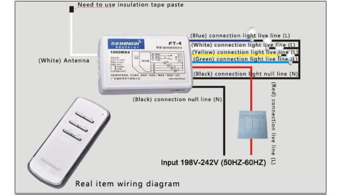Come cablare il polyley con il telecomando