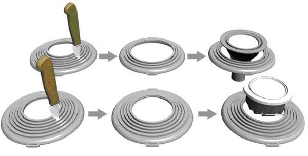 Razryazvane per diametro per punto