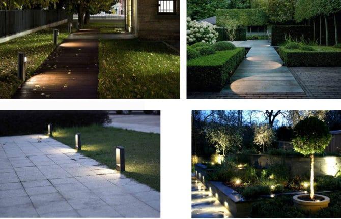 Illuminazione da una lampada da terra