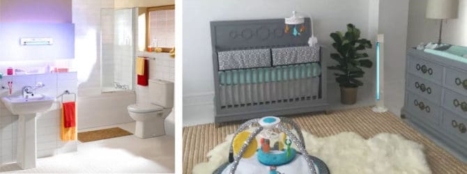 Spettro della lampada battericida B