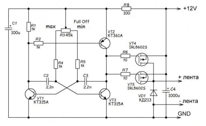 transistor ad effetto di campo dimero