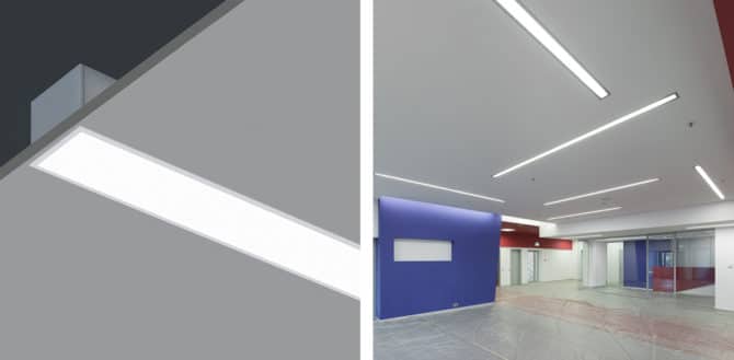 pozzo di illuminazione lineare