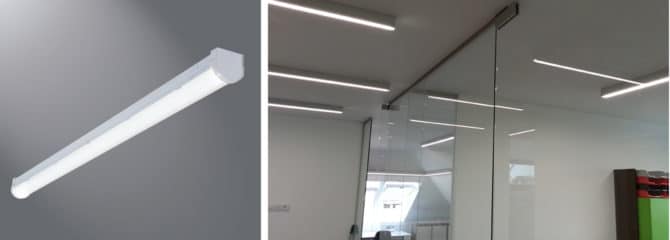 albero di illuminazione lineare montato in superficie