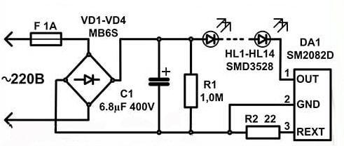 Diagram LED-A60