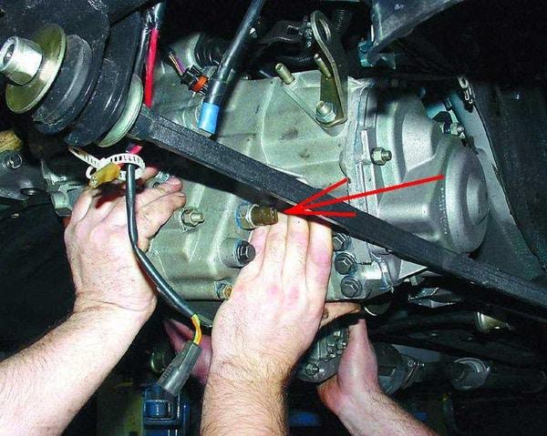 Carne sul sensore VAZ 2110