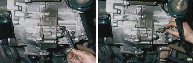 Smena sul sensore per il movimento arretrato