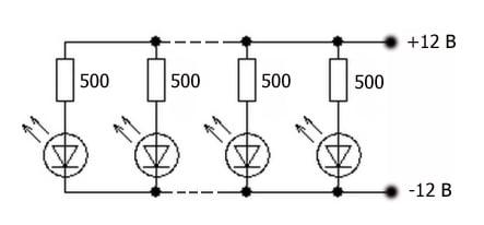 sơ đồ nối dây chiếu sáng cho thiết bị VAZ 2107