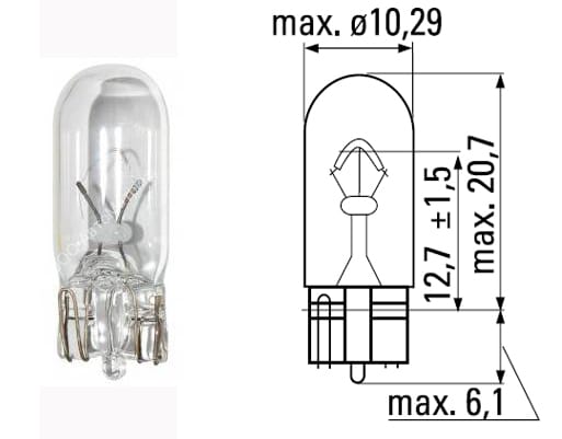 Cốc tiêu chuẩn W5W