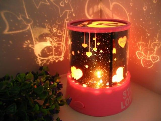 luce notturna romantica