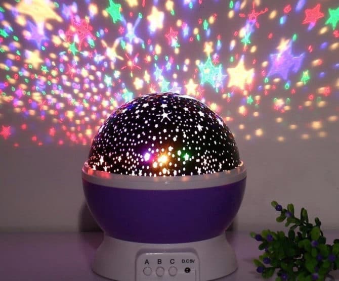 Lampada da notte multicolore