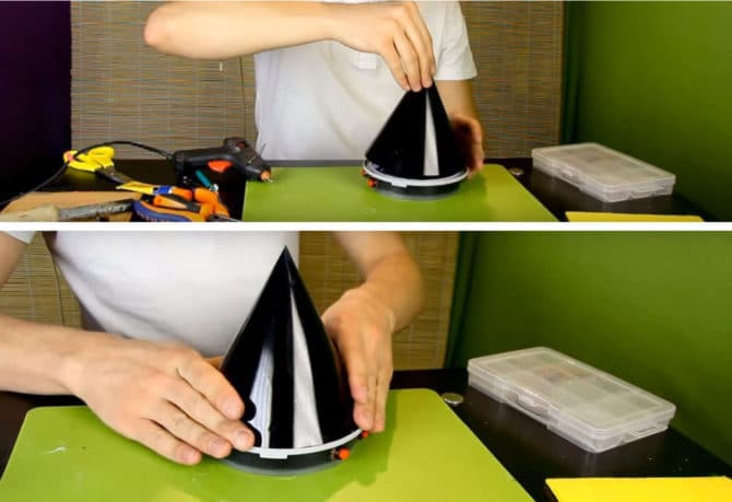 Zalepvane su un cono