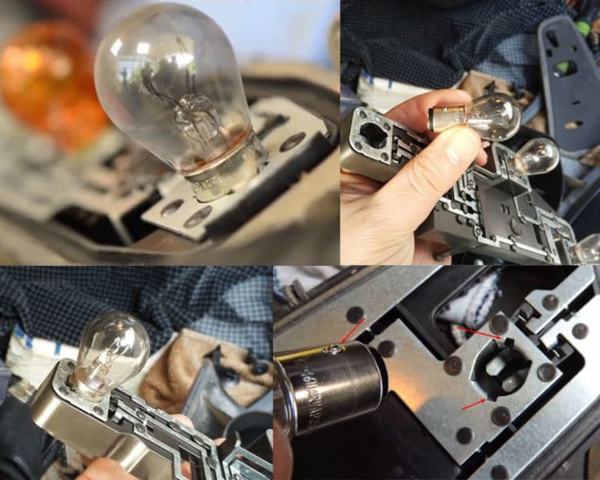 Come cambiare le luci della bobina posteriore per Renault Logan