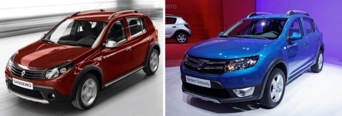 雷诺 Sandero Stepway I 和 II 大灯单元