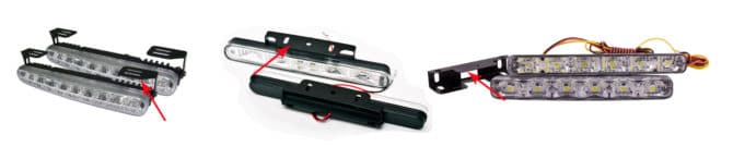 Logan I 上带支架的右手 DRL