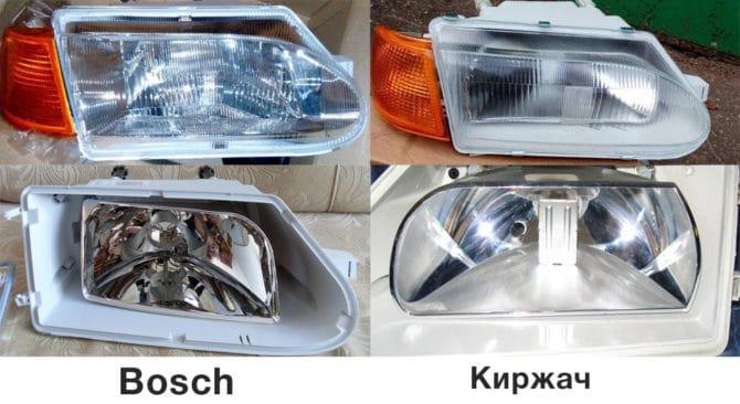 BOSCH 和 Kirzhach 大灯