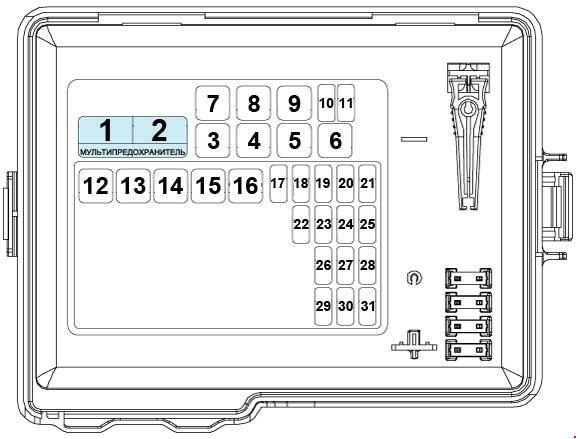 Predpazitel trên Kia Rio