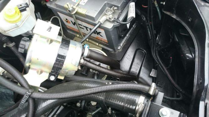 serbatoio per servocomando