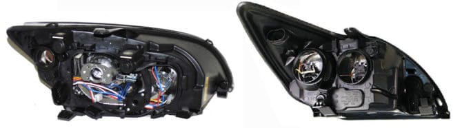 Phần sau đèn pha Ford Focus